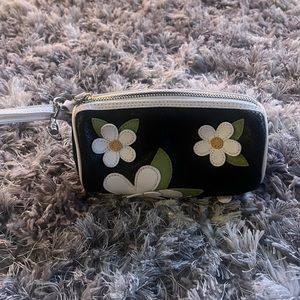 Isabella Fiore small flowered bag with wristlet.  In amazing shape